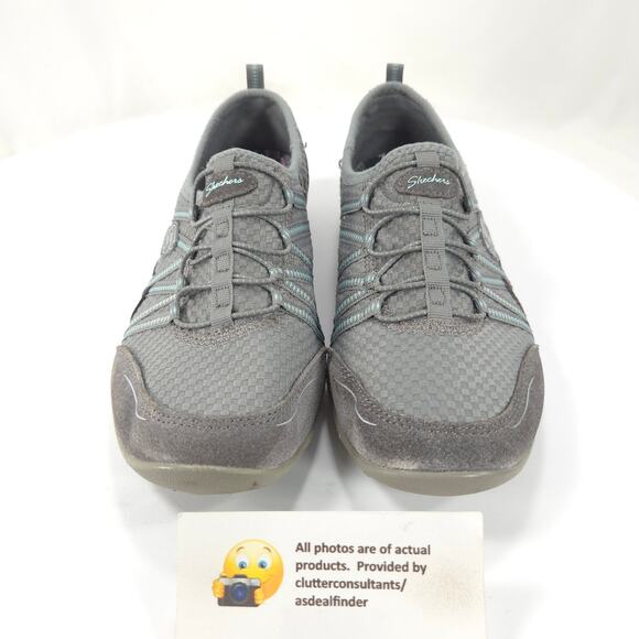 Skechers Flex Appeal 3.0 Lace Up Running Shoe Womens Size 8 59500S Gray - Picture 2 of 9
